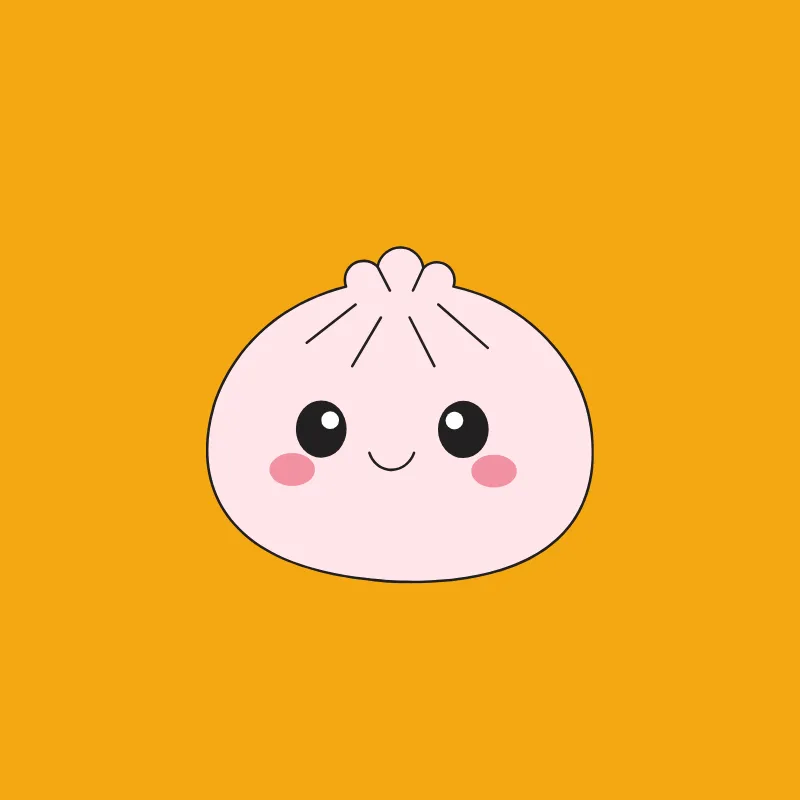 Miss_kokori_blog_cuisine Une brioche vapeur asiatique en illustration
